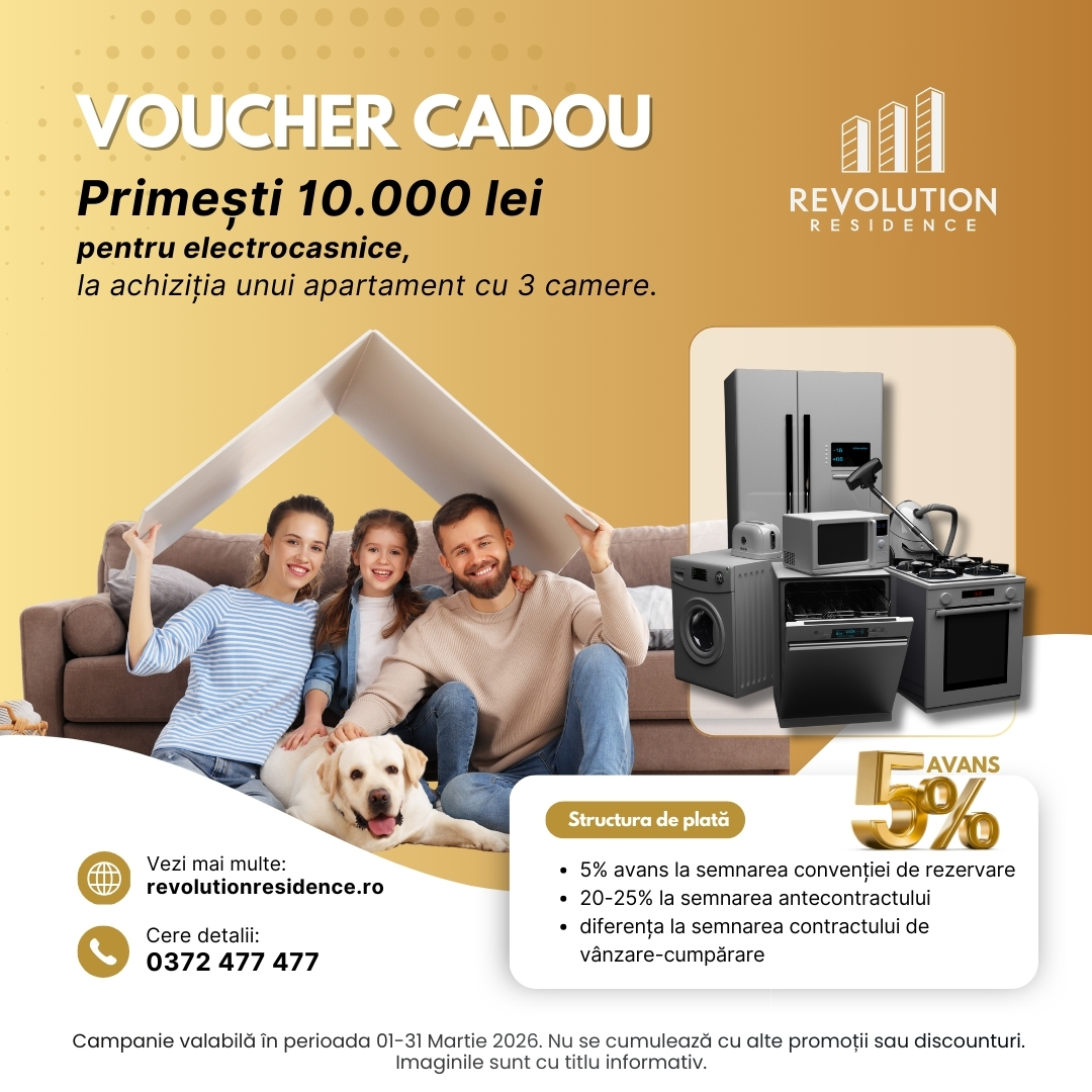 Voucher cadou 10.000 lei