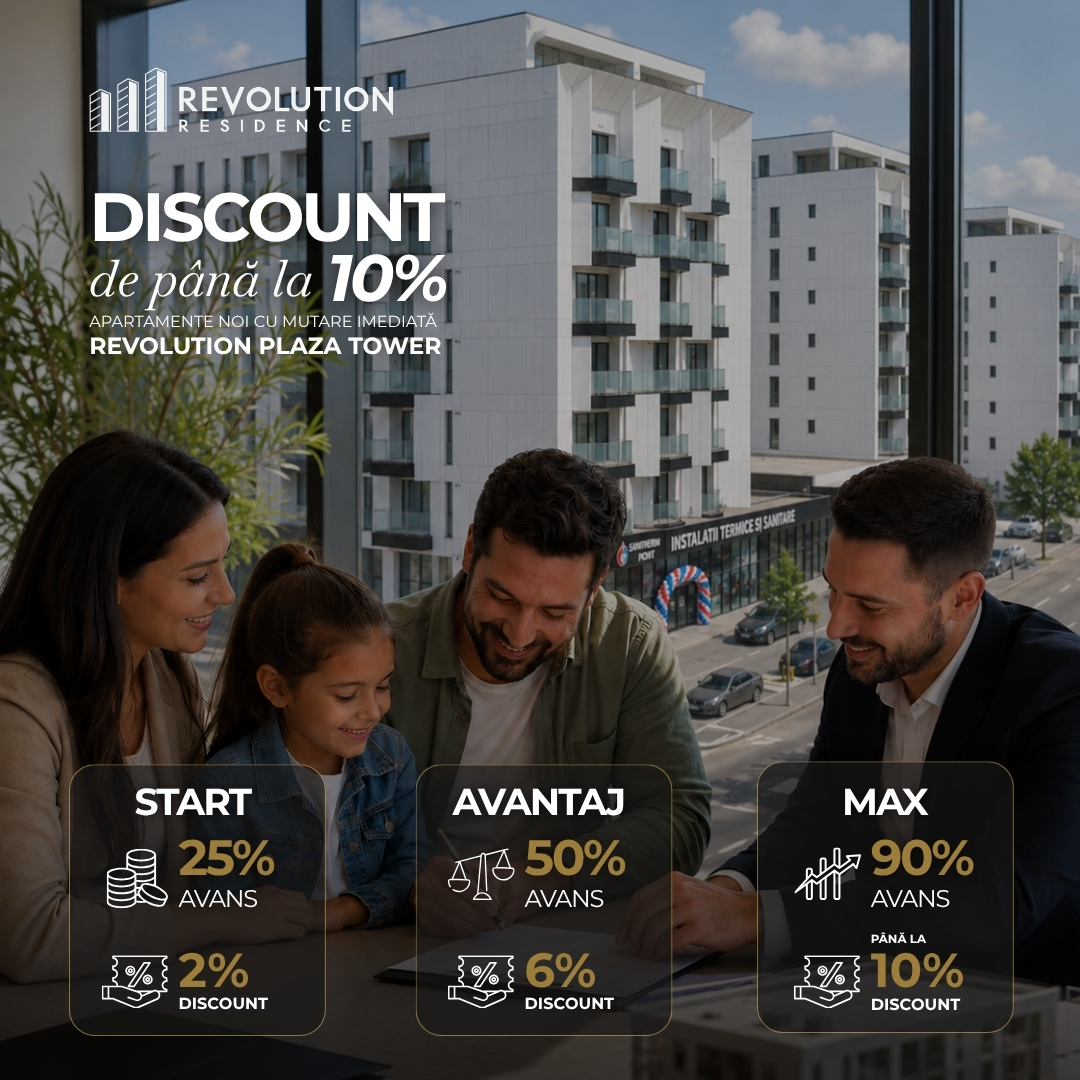 Apartamente noi în Baia Mare cu discount de până la 10%